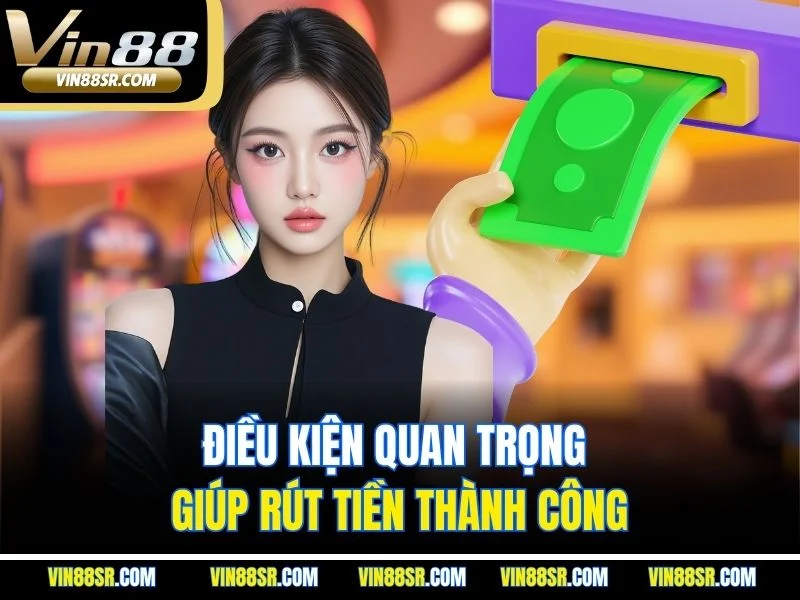 Điều kiện quan trọng giúp rút tiền thành công