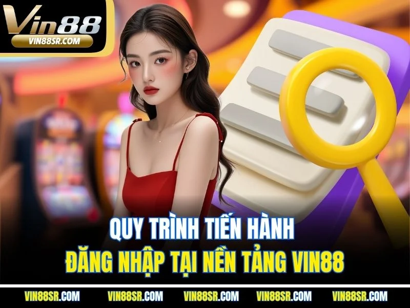 Quy trình tiến hành đăng nhập tại nền tảng VIN88